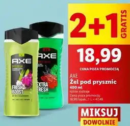 Lidl Żel pod prysznic Axe Jungle Fresh oferta