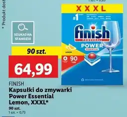 Lidl Tabletki do zmywarek lemon Finish Power Essential oferta
