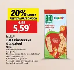 Lidl Ciasteczka owsiane Lupilu Bio oferta