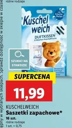 Lidl Saszetki zapachowe summer wind Kuschelweich oferta