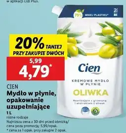 Lidl Mydło w płynie oliwka Cien oferta