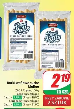 Dino Rurki waflowe Mulino oferta