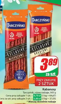 Dino Kabanosy drobiowe Tarczyński Exclusive oferta