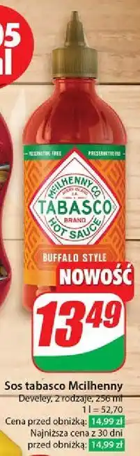 Dino Sos tabasco buffalo style Develey oferta