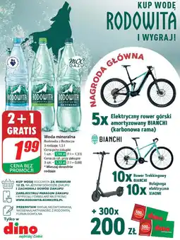 Dino Woda delikatnie gazowana Rodowita Z Roztocza oferta