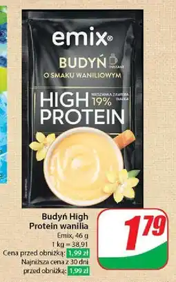 Dino Budyń high protein waniliowy Emix oferta