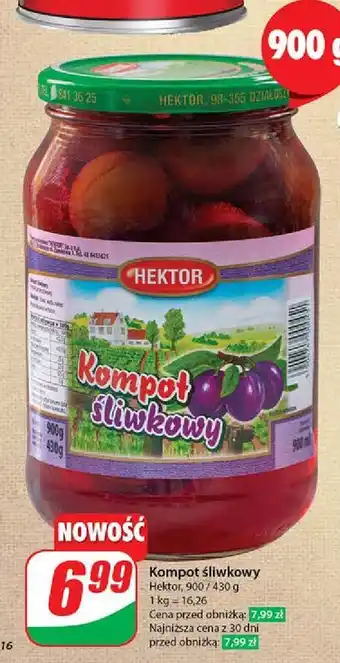 Dino Kompot śliwkowy Hektor oferta
