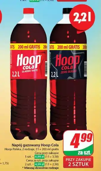 Dino Napój Hoop Cola Zero oferta