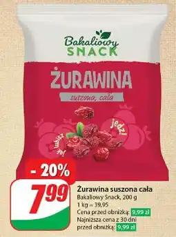 Dino Żurawina cała Bakaliowy Snack oferta