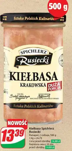 Dino Kiełbasa krakowska Spichlerz Rusiecki oferta