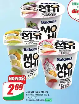 Dino Jogurt o smaku smoczy owoc kalamondyka Bakoma Mochi oferta