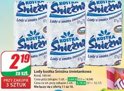 Dino Lód śmietankowy Koral Kostka Śnieżna oferta