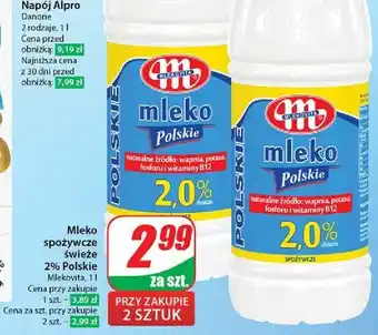 Dino Mleko polskie 2% Mlekovita oferta