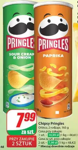 Dino Chipsy papryka Pringles oferta