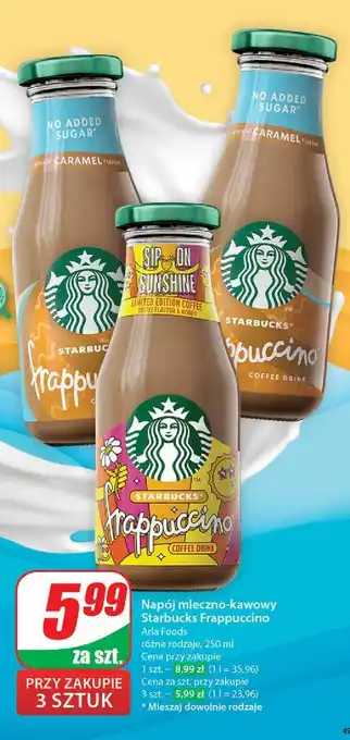 Dino Napój sip on sunshine Starbucks Frappuccino oferta
