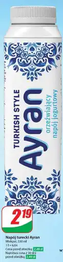 Dino Napój jogurtowy w stylu tureckim Mlekovita Ayran oferta