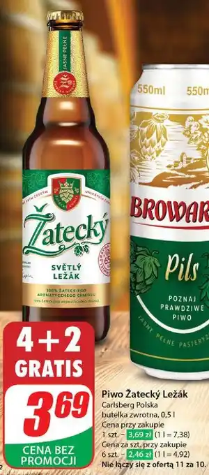 Dino Piwo Zatecky Svetly Lezak oferta