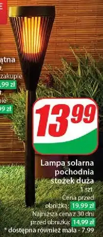 Dino Lampa solarna pochodnia mała oferta