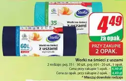 Dino Worki na śmieci z uszami 35 l Stella oferta