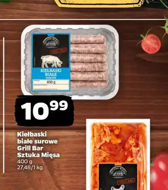 Netto Kiełbaski białe surowe Grill Bar Sztuka Mięsa oferta