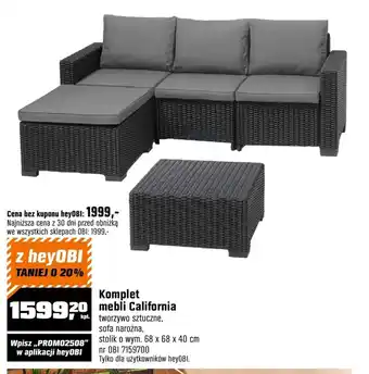 OBI Zestaw mebli oferta