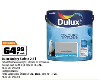OBI Farba lateksowa Dulux oferta