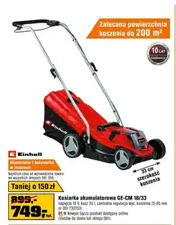 OBI Kosiarka akumulatorowa oferta