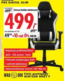 Media Expert Fotel gamingowy Mad Dog oferta