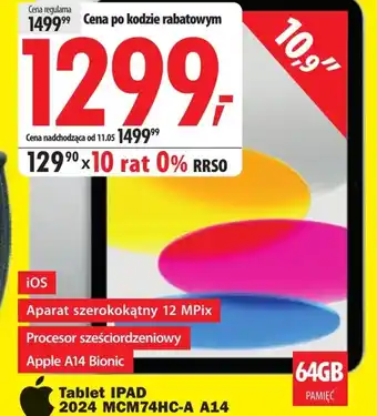 Media Expert Tablet Apple oferta