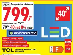 Media Expert Telewizor TCL oferta
