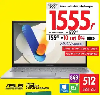 Media Expert Laptop ASUS oferta