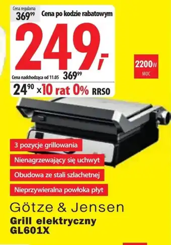 Media Expert Grill elektryczny Götze & Jensen oferta