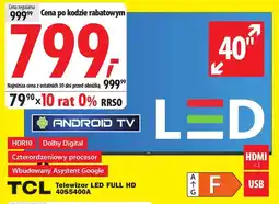 Media Expert Telewizor TCL oferta