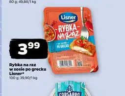 Netto Rybka na raz w sosie po grecku Lisner oferta
