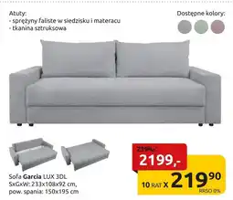 Black Red White Sofa Lux oferta