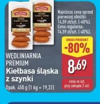 ALDI Kiełbasa Wędliniarnia Premium oferta