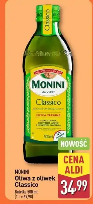 ALDI Oliwa z oliwek Monini oferta