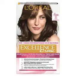Drogerie Natura L'Oréal Paris Excellence Creme Farba do włosów 400 brąz oferta