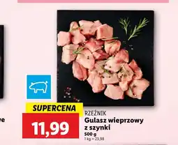 Lidl Gulasz wieprzowy Rzeźnik oferta