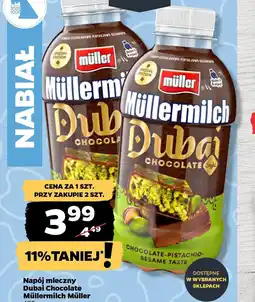 Netto Napój mleczny Dubai Chocolate Müllermilch Müller oferta