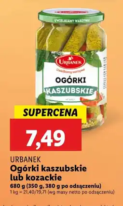 Lidl Ogórki Urbanek oferta