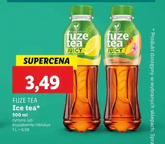 Lidl Ice tea Fuze tea oferta