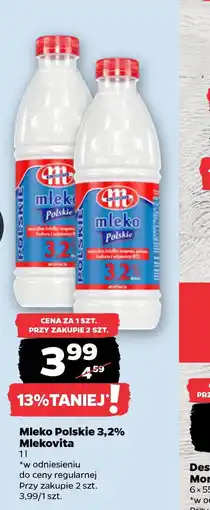 Netto Mleko Polskie Mlekovita oferta
