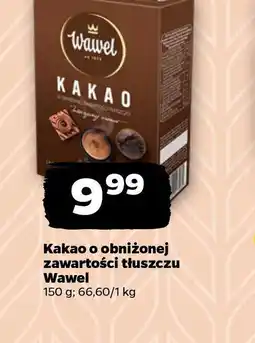Netto Kakao o obniżonej zawartości tłuszczu Wawel oferta