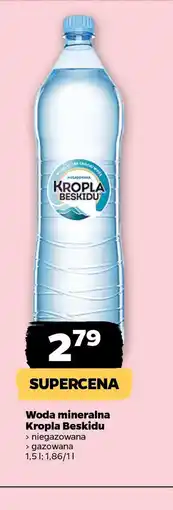 Netto Woda mineralna Kropla Beskidu oferta