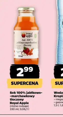 Netto Sok 100% jabłkowo-marchewkowy tłoczony Royal Apple oferta