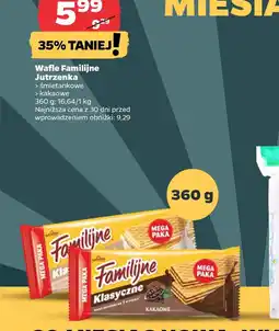Netto Wafle Familijne Jutrzenka oferta