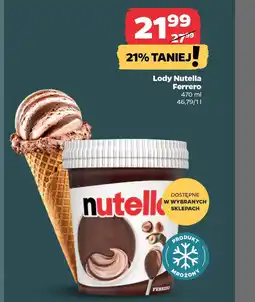 Netto Lody Nutella Ferrero oferta