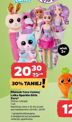 Netto Pluszak Coco Cones/Lalka Sparkle Girlz Zuru oferta