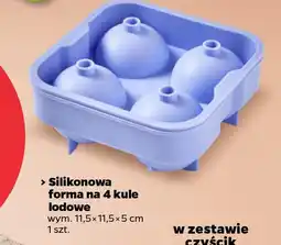 Netto Silikonowa forma na 4 kule lodowe oferta